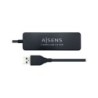 Aisens HUB USB 2.0 - Tipo A Maschio a 4xTipo A Femmina - 30 cm - Colore Nero