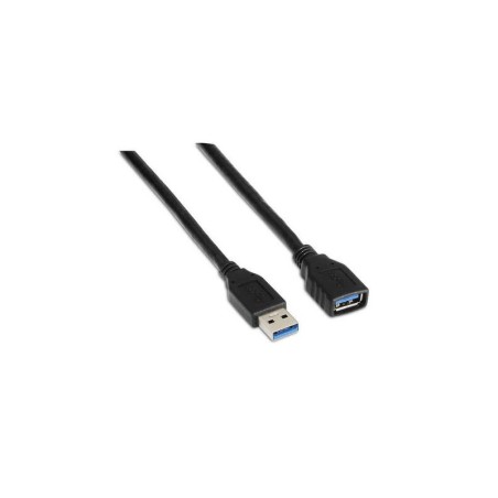 Cavo di prolunga USB 3.0 Aisens - Tipo A maschio a femmina - 1,0 m - Colore nero