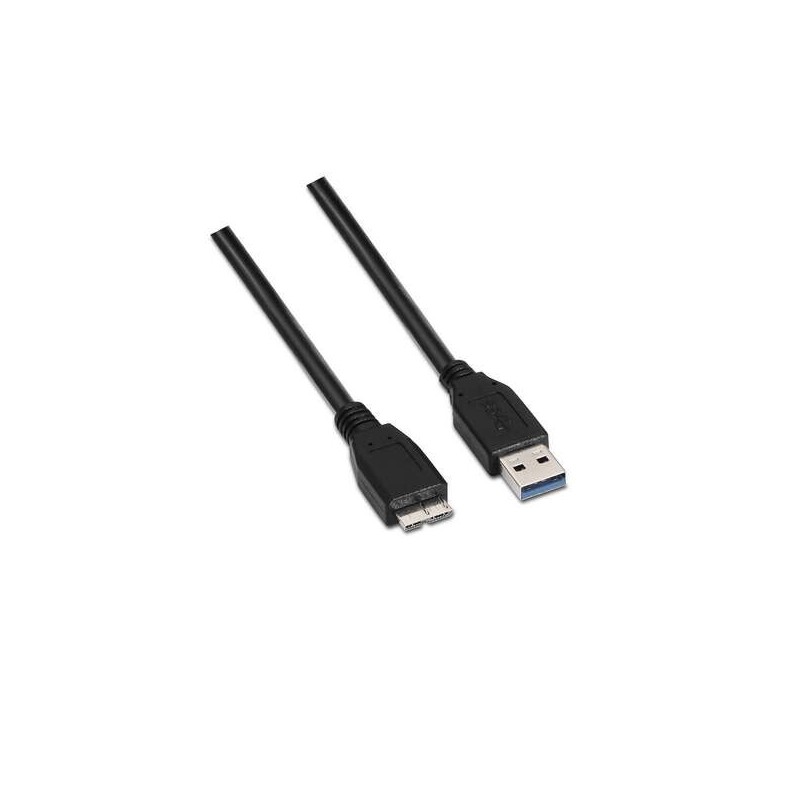Aisens Cable USB 3.0 - Tipo A Macho a Micro B Macho - 1.0m - Color Negro Aisens Cable USB 3.0 - Tipo A Macho a Micro B Macho - 1.0m - Color Negro