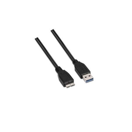 Aisens Cable USB 3.0 - Tipo A Macho a Micro B Macho - 1.0m - Color Negro