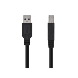 Cavo per stampante Aisens USB 3.0 tipo A/MB/M - 3,0 M - Nero
