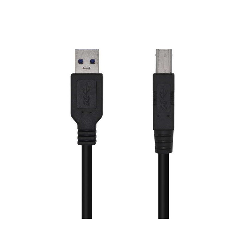 Cavo per stampante Aisens USB 3.0 tipo A/MB/M - 3,0 M - Nero Cavo per stampante Aisens USB 3.0 tipo A/MB/M - 3,0 M - Nero