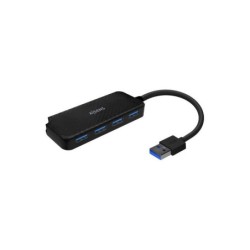 Hub USB 3.0 Aisens - Tipo A/M-4X Tipo A/H - 15 cm - Colore Nero