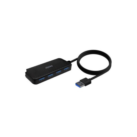 Hub USB 3.0 Aisens - Tipo A/M-4X Tipo A/H - 60 cm - Colore Nero