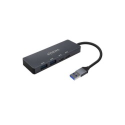 Aisens Hub USB 3.2 Gen1 5G USB-A - USB-A/M-2xUSB-C/H-2xUSB-A/H - 15cm - Colore Grigio