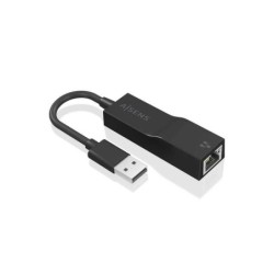Convertitore Aisens USB 3.0 a Gigabit Ethernet 10/100/1000 Mbps - 15 cm - Nero