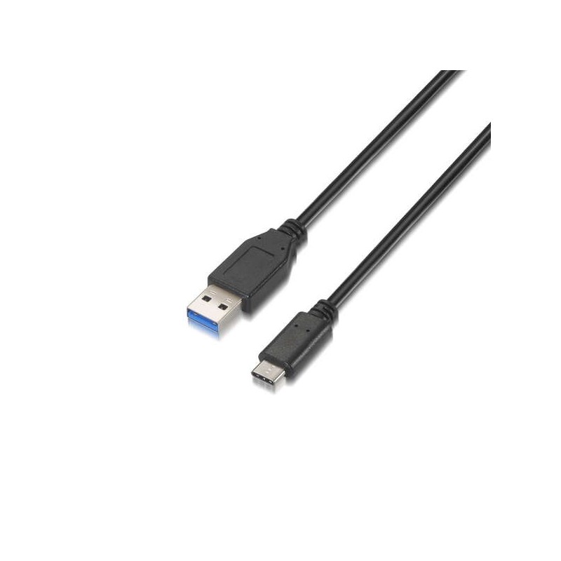 Cavo USB 3.1 Gen2 Aisens 10Gbps 3A - Tipo USB-C/MA Maschio - 1,0 m - Colore Nero Cavo USB 3.1 Gen2 Aisens 10Gbps 3A - Tipo USB-C/MA Maschio - 1,0 m - Colore Nero