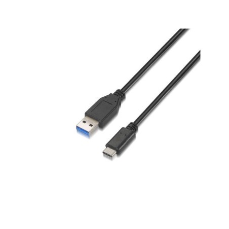 Cavo USB 3.1 Gen2 Aisens 10Gbps 3A - Tipo USB-C/MA Maschio - 1,0 m - Colore Nero
