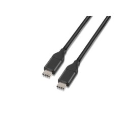Aisens Cable USB 3.1 Gen2 10Gbps 3A - Tipo USB-C/M-USB-C/M - 1.0m - Color Negro