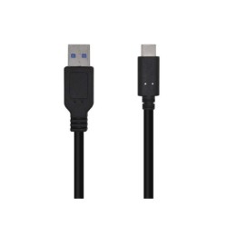 Cavo USB 3.1 Gen2 Aisens 10Gbps 3A - Tipo USB-C/MA Maschio - 0,5 m - Colore Nero
