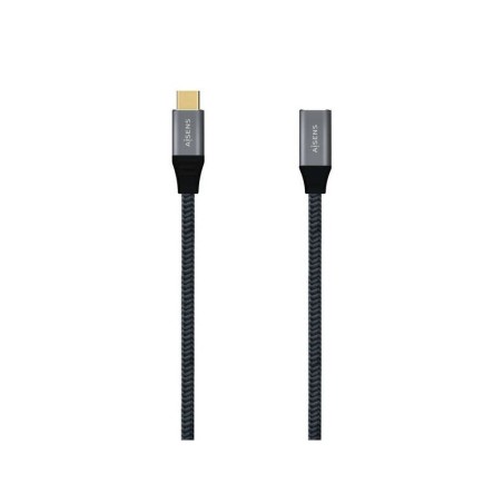 Aisens Cavo USB 3.2 GEN2x2 in Alluminio 20GBPS 5A 100W - TIPO USB-C/M-USB-C/H - 1.0M - Colore Grigio