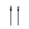 Aisens Cavo USB 3.2 GEN2x2 in Alluminio 20GBPS 5A 100W - TIPO USB-C/M-USB-C/H - 1.0M - Colore Grigio