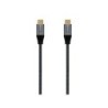Cavo USB 3.2 Gen2x2 Aisens in alluminio 20Gbps 8K@30Hz 5A 100W E-Mark, tipo USB-C/M-USB-C/M - 0,6m - Colore Grigio