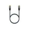 Cavo USB 3.2 Gen2x2 Aisens in alluminio 20Gbps 8K@30Hz 5A 100W E-Mark, tipo USB-C/M-USB-C/M - 1,0m - Colore Grigio