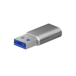 Adattatore Aisens Mini USB 3.2 Gen2/USB 2.03A - Tipo USB-C/HA/M - Colore Grigio