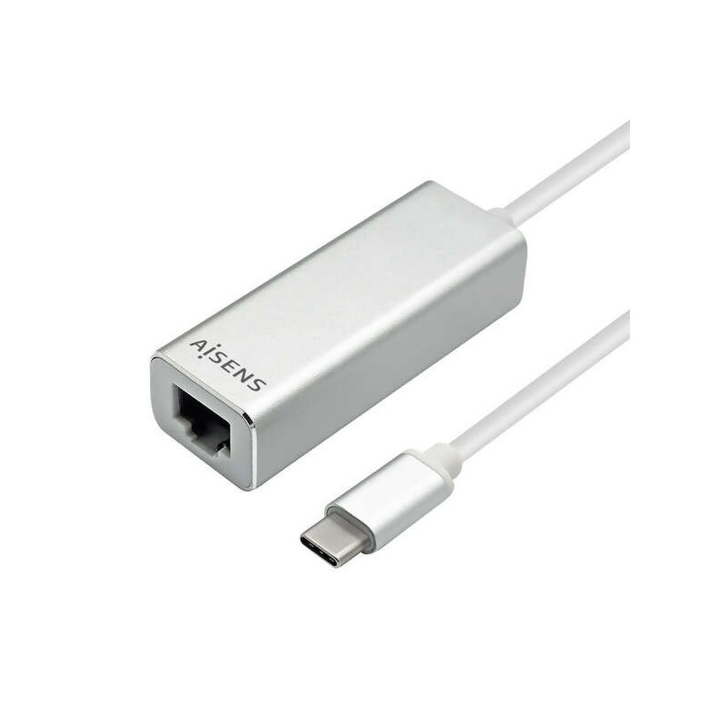 Aisens USB3.1 GEN1 Convertitore da USB-C a Gigabit Ethernet 10/100/1000 Mbps - Nero Aisens USB3.1 GEN1 Convertitore da USB-C a Gigabit Ethernet 10/100/1000 Mbps - Nero