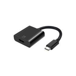 Aisens Conversor USB-C a HDMI 4K@60HZ - USB-C/M-HDMI/H - 15cm - Color Negro