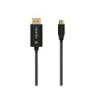 Cavo convertitore Aisens da USB-C a Displayport 8K@60Hz in alluminio - USB-C/M-DP/M - 0,8 m - Colore nero
