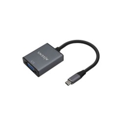 Convertitore Aisens da USB-C a VGA in alluminio - USB-C/M-Hdb15/H - 15 cm - Colore grigio
