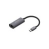 Aisens USB3.1 GEN1 Convertitore da USB-C a Gigabit Ethernet 10/100/1000 Mbps - 15 cm - Colore grigio