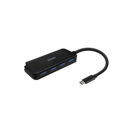 Aisens Hub USB 3.1 USB-C - USB-C/M-4Xtipo A/H - 15 cm - Nero