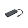 Aisens Hub USB 3.2 Gen1 5G USB-C - USB-C/M-4xUSB-C/H - 15cm - Color Gris