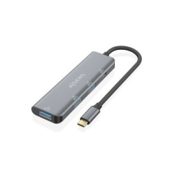 Aisens Hub USB 3.2 GEN1 5G USB-C - USB-C/M-1xUSB-C/H-3xUSB-A/H - 15cm - Colore Grigio