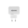 Aisens Cargador USB 17W 5V/3.4A - 2xUSB con Control AI - Color Blanco