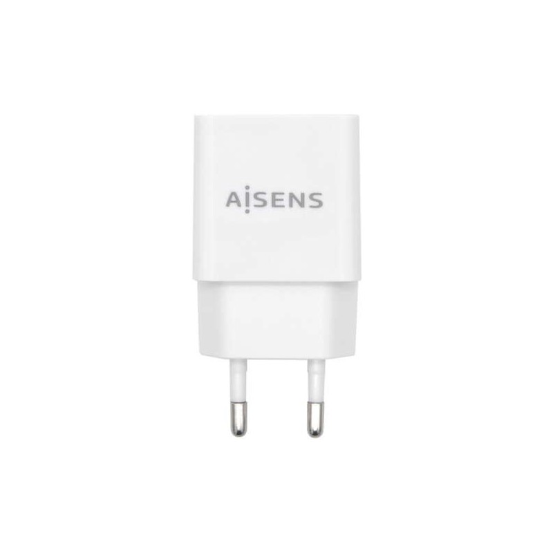 Aisens Cargador USB 10W Alta Eficiencia - 5V/2A - Color Blanco