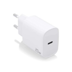 Aisens Cargador USB-C PD3.0 1 Puerto 1xUSB-C 20W - Color Blanco