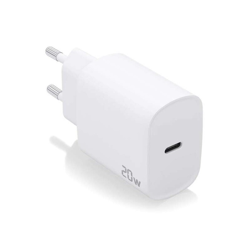 Caricabatterie Aisens USB-C PD3.0 1 porta 1xUSB-C 20W - Bianco Caricabatterie Aisens USB-C PD3.0 1 porta 1xUSB-C 20W - Bianco