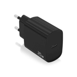Aisens Cargador USB-C PD3.0 1 Puerto 1xUSB-C 20W - Color Negro