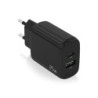 Caricabatterie Aisens 25W - 1xUSB-C PD3.0 - 1xUSB-A QC3.0 - Colore Nero