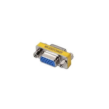 Aisens Adaptador SVGA - HDB15/H-HDB15/H - Color Amarillo
