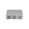 Duplicatore Aisens SVGA per 4 monitor con alimentazione - colore argento