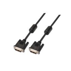 Cavo Aisens DVI Single Link 18+1 con Ferrite - DVI-D Maschio a DVI-D Maschio - 1,8 m - (1920x1200) - Colore Nero