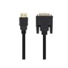 Aisens Cable DVI a HDMI - DVI18+1/Macho-HDMI A Macho - 3.0m - Color Negro
