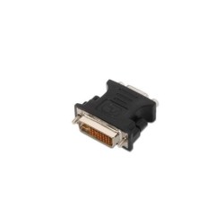 Aisens Adaptador DVI a SVGA - 24+5/Macho-HDB15/Hembra - Color Negro