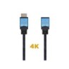 Aisens Cable HDMI V2.0 Prolongador Premium Alta Velocidad / HEC 4K@60Hz 18Gbps - A/M-A/H - 1.0M - Color Negro