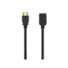 Aisens Cable HDMI V2.0 Prolongador Premium Alta Velocidad / HEC 4K@60HZ 18GBPS - A/M-A/H - 2.0M - Color Negro