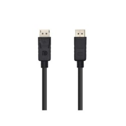 Cavo Aisens Displayport V1.2 4K@60Hz - DP/M-DP/M - 5,0 m - Colore nero