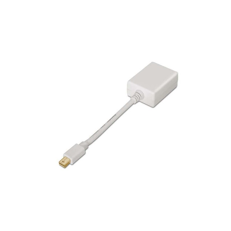 Convertitore Aisens Mini DP a SVGA - mDP/M-SVGA femmina - 15 cm - colore bianco Convertitore Aisens Mini DP a SVGA - mDP/M-SVGA femmina - 15 cm - colore bianco