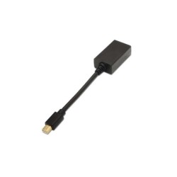 Aisens Conversor Mini DP a HDMI - mDP/M-HDMI A Hembra - 15cm - Color Negro