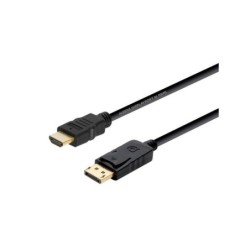 Cavo convertitore Aisens Displayport a HDMI - DP/M-HDMI/M - 2,0 m - Nero