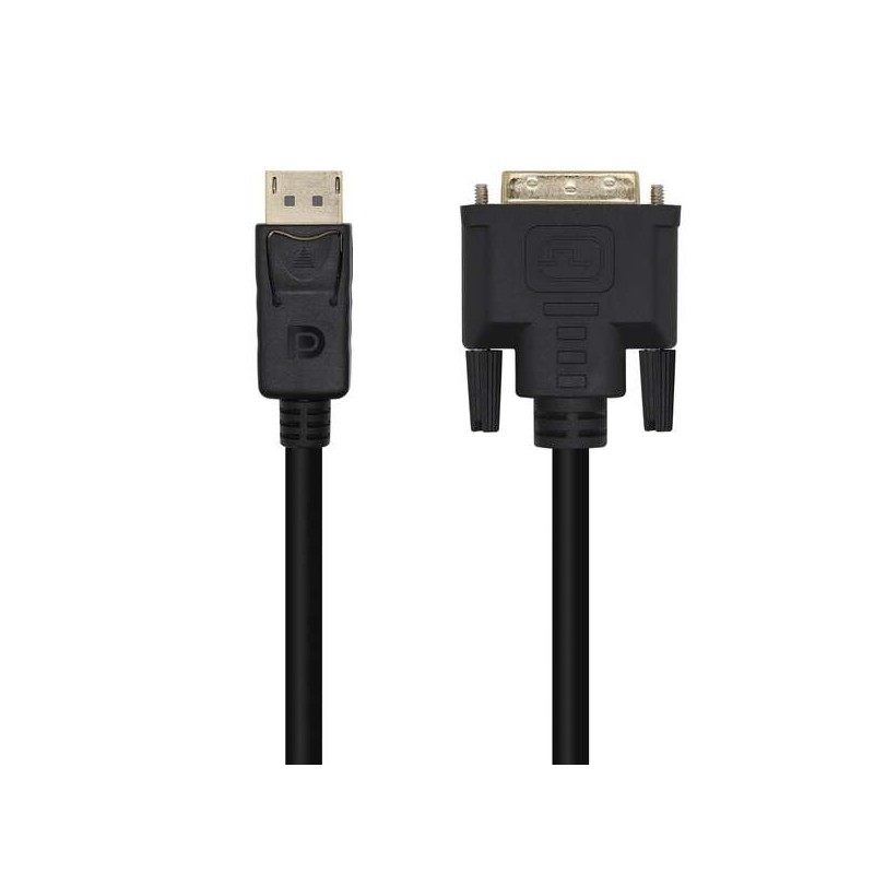 Cavo convertitore Aisens Displayport a DVI - DP/M-DVI/M - 3,0 m - Nero Cavo convertitore Aisens Displayport a DVI - DP/M-DVI/M - 3,0 m - Nero