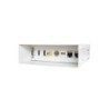 Aisens Caja de Conexiones para Instalaciones Audiovisuales - Color Blanco