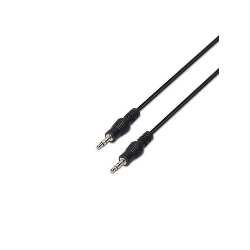 Aisens Cable Audio Estereo - JACK 3.5/M-JACK 3.5/M - 3.0m - Color Negro Aisens Cable Audio Estereo - JACK 3.5/M-JACK 3.5/M - 3.0m - Color Negro
