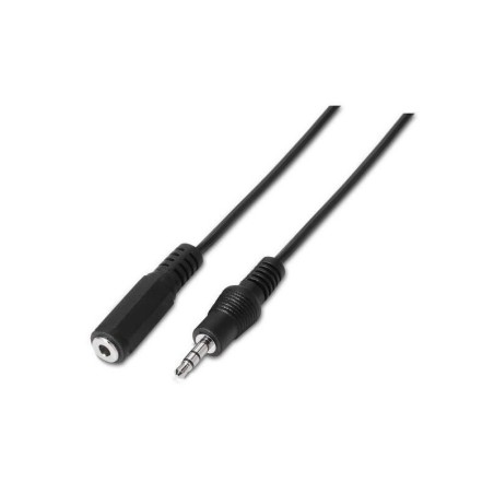 Cavo Audio Stereo Aisens - JACK 3.5/M-JACK 3.5/H - 3.0m - Colore Nero