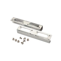 Adattatore in metallo Aisens da 3,5" per disco rigido o SSD da 2,5" in un PC - colore argento