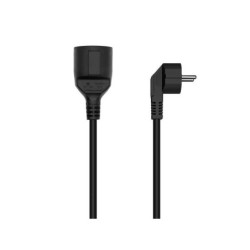 Cavo di prolunga di alimentazione Aisens Schuko - CEE7/M-CEE7/H - 3,0 M - Colore nero